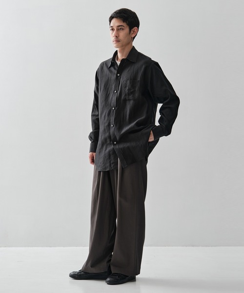 MARKAWARE/マーカウェア】TRIPLE PLEATED EASY TROUSERS/【接触冷感