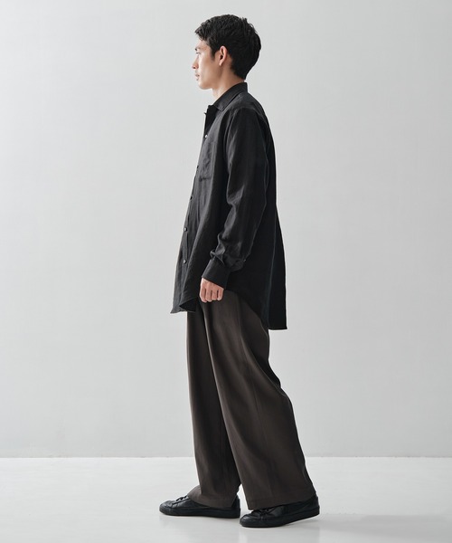 MARKAWARE/マーカウェア】TRIPLE PLEATED EASY TROUSERS/【接触冷感 MARKAWARE/マーカウェア】TRIPLE PLEATED EASY TROUSERS/【接触冷感