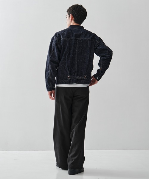 markaware(マーカウェア)の「【MARKAWARE/マーカウェア】TRIPLE PLEATED EASY TROUSERS/【接触冷感・通気性・ドライタッチ・清涼感】60/2オーガニック強燃ボイル3/2ツイル / トリプルプリーテッドイージートラウザーズ(スラックス・メンズ・ブラック/ダークグレー・1/3/2)」の14枚目の写真