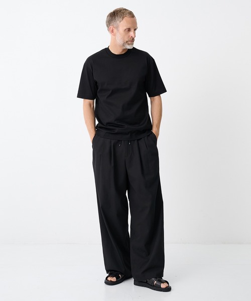 MARKAWARE/マーカウェア】TRIPLE PLEATED EASY TROUSERS/【接触冷感 MARKAWARE/マーカウェア】TRIPLE PLEATED EASY TROUSERS/【接触冷感