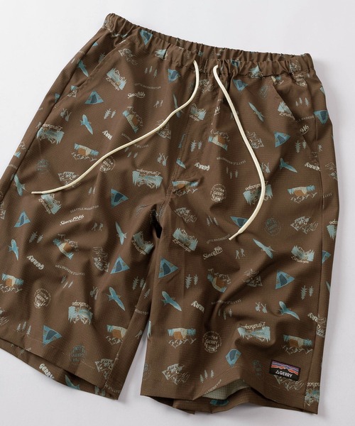 GERRY（ジェリー）の「【70】【GERRY/ジェリー】ドットメッシュ 総柄 ショートパンツ /接触冷感/ストレッチ【セットアップ可能】（その他パンツ・メンズ・ブラック/ブラウン/ベージュ・M/L/XL）」の2枚目の写真