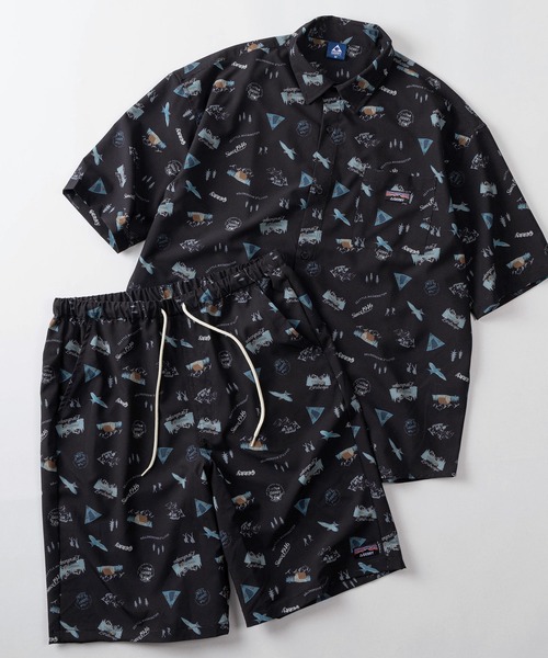 GERRY（ジェリー）の「【70】【GERRY/ジェリー】ドットメッシュ 総柄 ショートパンツ /接触冷感/ストレッチ【セットアップ可能】（その他パンツ・メンズ・ブラック/ブラウン/ベージュ・M/L/XL）」の13枚目の写真