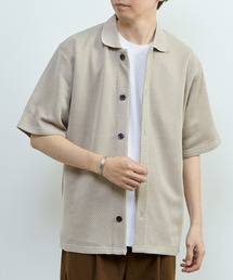 MASTER FRAME（マスターフレーム ）の「【MASTER FRAME/マスターフレーム】ハニカムポロカラーシャツ（シャツ/ブラウス）」