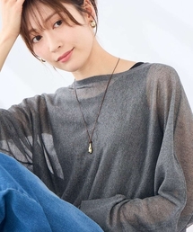 a.v.v（アーヴェヴェ）の「ドロップモチーフコードネックレス（ネックレス）」