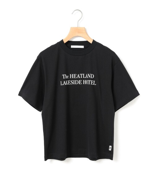 MARMARMAR(マーマーマー)の「MARMARMAR プリントTシャツ(HOTEL)(Tシャツ/カットソー・レディース・ブラック/オフホワイト/ピンク・FREE)」の2枚目の写真