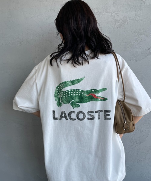 LACOSTE/ラコステ] ヴィンテージワニロゴ バックプリント ショート 