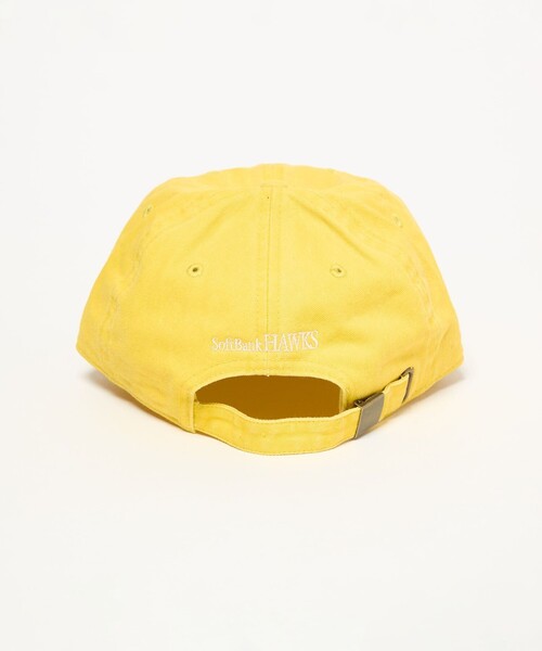 green label relaxing(グリーンレーベルリラクシング)の「【別注】<SoftBank HAWKS×INFIELDER DESIGN×GLR>ロゴ キャップ(キャップ・メンズ・ダークグレー/イエロー・FREE)」の11枚目の写真