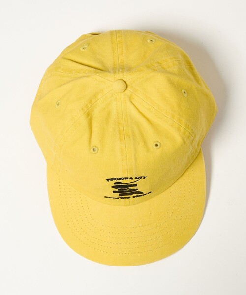 green label relaxing(グリーンレーベルリラクシング)の「【別注】<SoftBank HAWKS×INFIELDER DESIGN×GLR>ロゴ キャップ(キャップ・メンズ・ダークグレー/イエロー・FREE)」の12枚目の写真