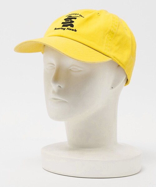 green label relaxing(グリーンレーベルリラクシング)の「【別注】<SoftBank HAWKS×INFIELDER DESIGN×GLR>ロゴ キャップ(キャップ・メンズ・ダークグレー/イエロー・FREE)」の7枚目の写真