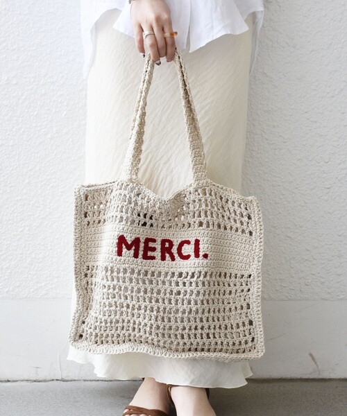 The Bagmati(ザバグマティ)の「The Bagmati: クロシェ トート バッグ(トートバッグ・レディース・ブラック/ナチュラル・ONE SIZE)」の10枚目の写真