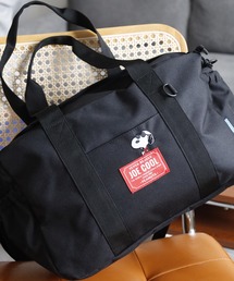 SNOOPY スヌーピー ボストンバッグ キャリーオン ショルダー付きR-PET