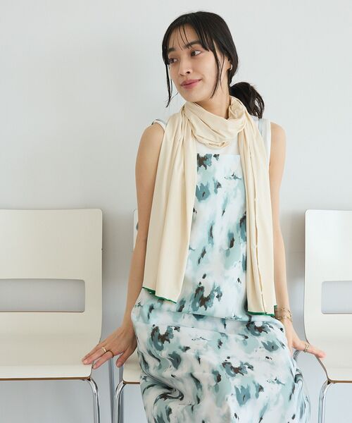 CRAFT STANDARD BOUTIQUE(クラフトスタンダードブティック)の「Wpc./ダブリュピーシー UVカット/接触冷感 3WAYショールカーディガン(カーディガン/ボレロ・レディース・ブラック/グレー/オフホワイト・FREE)」の13枚目の写真
