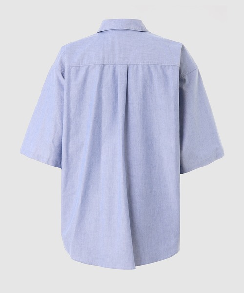 DIGAWEL(ディガウェル)の「Oversized S/S shirt(シャツ/ブラウス・メンズ・ホワイト/ブルー系その他・2)」の3枚目の写真