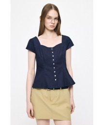 BUTTON UP FITTED ブラウス