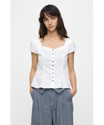 MOUSSY | BUTTON UP FITTED ブラウス(シャツ/ブラウス)