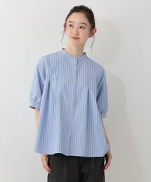 Afternoon Tea（アフタヌーンティー）の「ストライプラクロンタックフレアブラウス（シャツ/ブラウス）」