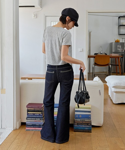 UNE MANSION(ユヌマンション)の「花柄シンプルキャミソール&半袖カーディガンSET ITEM(Tシャツ/カットソー・レディース・グレー/アイボリー/クリーム・FREE)」の11枚目の写真