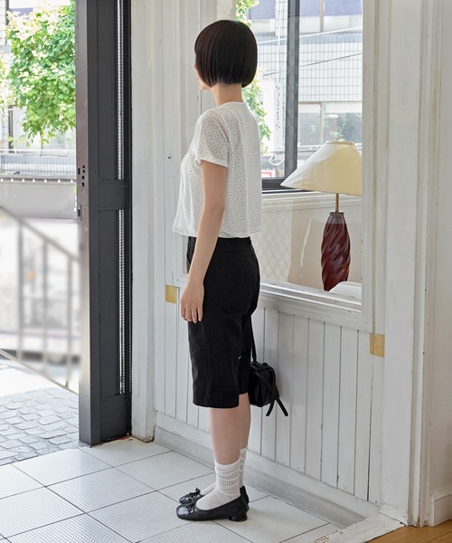 UNE MANSION(ユヌマンション)の「花柄シンプルキャミソール&半袖カーディガンSET ITEM(Tシャツ/カットソー・レディース・グレー/アイボリー/クリーム・FREE)」の18枚目の写真