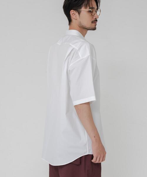 THOMAS MASON(トーマス メイソン)の「THOMAS MASON SHORT-SLEEVE OVER SHIRTS(シャツ/ブラウス・メンズ・チャコールグレー/ブラック/ホワイト/ロイヤルブルー/その他1・SMALL/MEDIUM/LARGE/X-LARGE)」の6枚目の写真