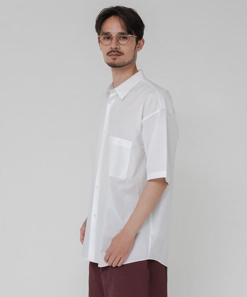 THOMAS MASON(トーマス メイソン)の「THOMAS MASON SHORT-SLEEVE OVER SHIRTS(シャツ/ブラウス・メンズ・チャコールグレー/ブラック/ホワイト/ロイヤルブルー/その他1・SMALL/MEDIUM/LARGE/X-LARGE)」の7枚目の写真