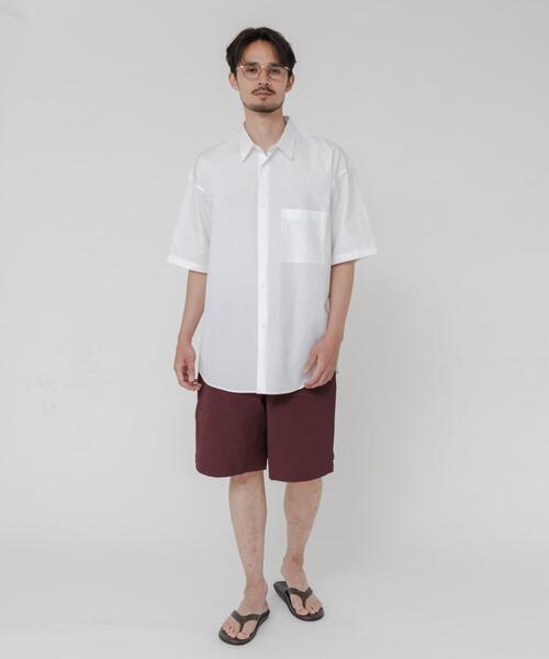 THOMAS MASON(トーマス メイソン)の「THOMAS MASON SHORT-SLEEVE OVER SHIRTS(シャツ/ブラウス・メンズ・チャコールグレー/ブラック/ホワイト/ロイヤルブルー/その他1・SMALL/MEDIUM/LARGE/X-LARGE)」の8枚目の写真