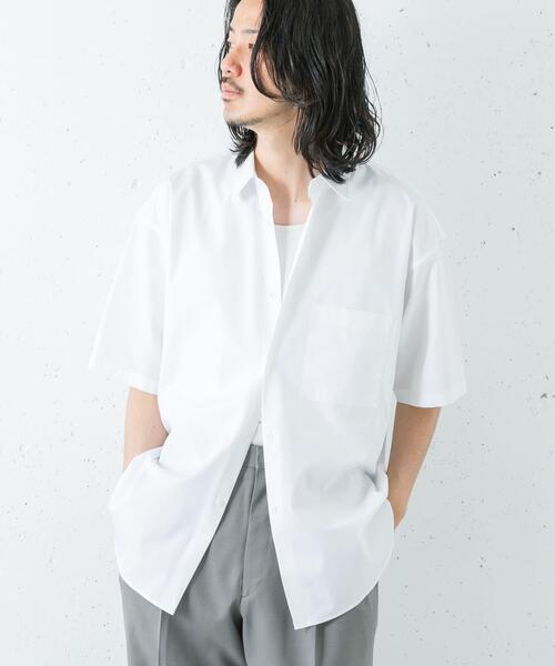 THOMAS MASON(トーマス メイソン)の「THOMAS MASON SHORT-SLEEVE OVER SHIRTS(シャツ/ブラウス・メンズ・チャコールグレー/ブラック/ホワイト/ロイヤルブルー/その他1・SMALL/MEDIUM/LARGE/X-LARGE)」の9枚目の写真