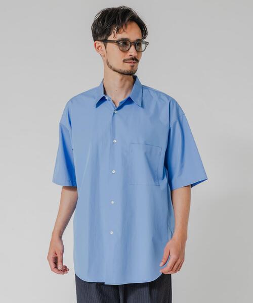 THOMAS MASON(トーマス メイソン)の「THOMAS MASON SHORT-SLEEVE OVER SHIRTS(シャツ/ブラウス・メンズ・チャコールグレー/ブラック/ホワイト/ロイヤルブルー/その他1・SMALL/MEDIUM/LARGE/X-LARGE)」の18枚目の写真