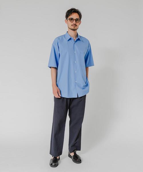 THOMAS MASON(トーマス メイソン)の「THOMAS MASON SHORT-SLEEVE OVER SHIRTS(シャツ/ブラウス・メンズ・チャコールグレー/ブラック/ホワイト/ロイヤルブルー/その他1・SMALL/MEDIUM/LARGE/X-LARGE)」の20枚目の写真