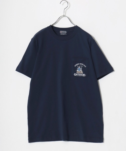 OUTDOOR PRODUCTS(アウトドアプロダクツ)の「2026SS OUTDOOR PRODUCTS/アウトドアプロダクツ ワンポイント刺繍 ポケット付半袖Tシャツ レディース メンズ(Tシャツ/カットソー・メンズ・グレー/ブラック/ホワイト/ネイビー・LL/L/M)」の14枚目の写真