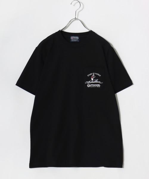OUTDOOR PRODUCTS(アウトドアプロダクツ)の「2026SS OUTDOOR PRODUCTS/アウトドアプロダクツ ワンポイント刺繍 ポケット付半袖Tシャツ レディース メンズ(Tシャツ/カットソー・メンズ・グレー/ブラック/ホワイト/ネイビー・LL/L/M)」の16枚目の写真