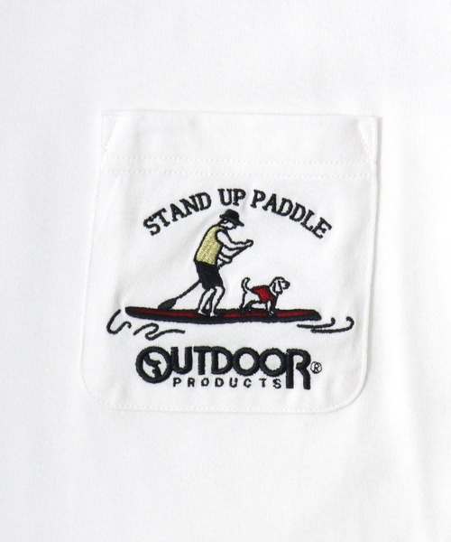 OUTDOOR PRODUCTS(アウトドアプロダクツ)の「2026SS OUTDOOR PRODUCTS/アウトドアプロダクツ ワンポイント刺繍 ポケット付半袖Tシャツ レディース メンズ(Tシャツ/カットソー・メンズ・グレー/ブラック/ホワイト/ネイビー・LL/L/M)」の21枚目の写真