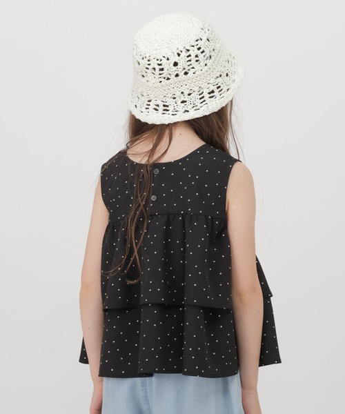 GLOBAL WORK（グローバルワーク）の「Airy Breezeブラウス/647383（シャツ/ブラウス・キッズ・ブルー/ブラック・130cm/140cm/150cm/160cm）」の9枚目の写真
