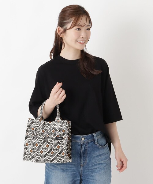 one'sterrace(ワンズテラス)の「FH スクエアミニトート クマール(トートバッグ・レディース・グレー系4/ブラック系8・99)」の14枚目の写真