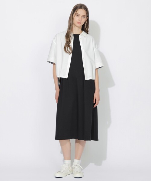 CB CRESTBRIDGE（シービークレストブリッジ）の「【Quiet checkシリーズ】クロップドリボンシャツ（シャツ/ブラウス・レディース・ネイビー/ブルー系その他2/オフホワイト・M）」の13枚目の写真
