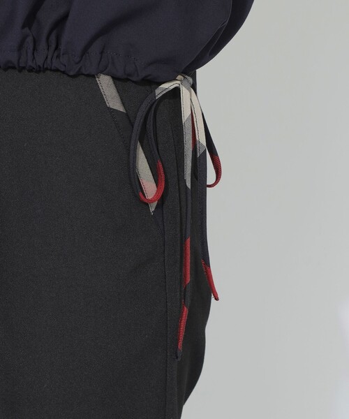 CB CRESTBRIDGE（シービークレストブリッジ）の「【Quiet checkシリーズ】クロップドリボンシャツ（シャツ/ブラウス・レディース・ネイビー/ブルー系その他2/オフホワイト・M）」の11枚目の写真