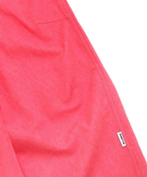 KIJIKO(キジコ)の「ke613. Move Pigment Wide Pants Red(その他パンツ・レディース・レッド・SMALL/MEDIUM)」の7枚目の写真