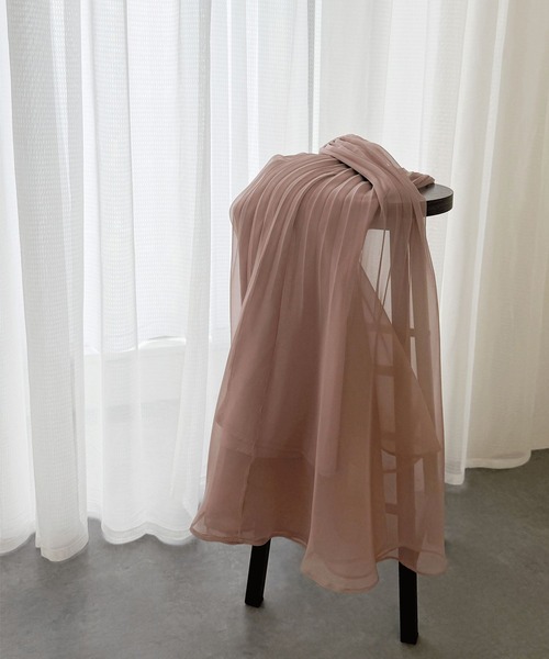 LAULEN(ローレン)の「sheer pleats flare long skirt /シアープリーツフレアロングスカート(スカート・レディース・ブラウン/アイボリー/ラベンダー/カーキ・FREE)」の10枚目の写真