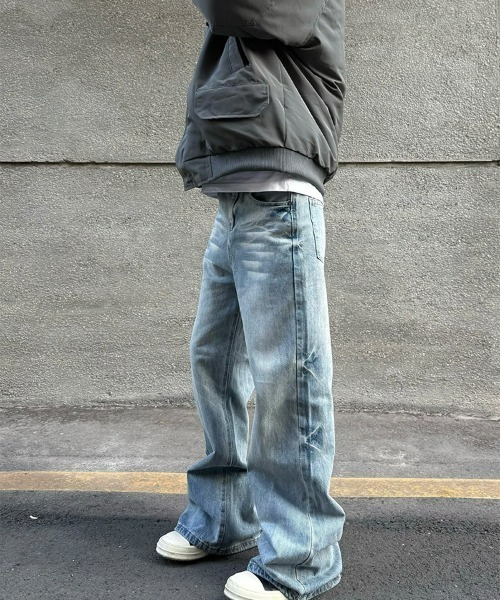 REBALANCE（リバランス）の「レトロストレートデニム（デニムパンツ・メンズ・A・LARGE/MEDIUM/X-LARGE）」の4枚目の写真