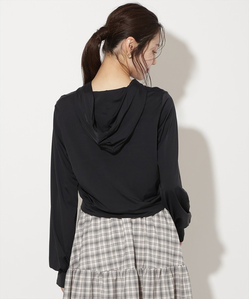 WILLSELECTION（ウィルセレクション）の「UVカット機能パーカー（パーカー・レディース・オフホワイト/ブラック/サックスブルー/ピンク・FREE）」の13枚目の写真