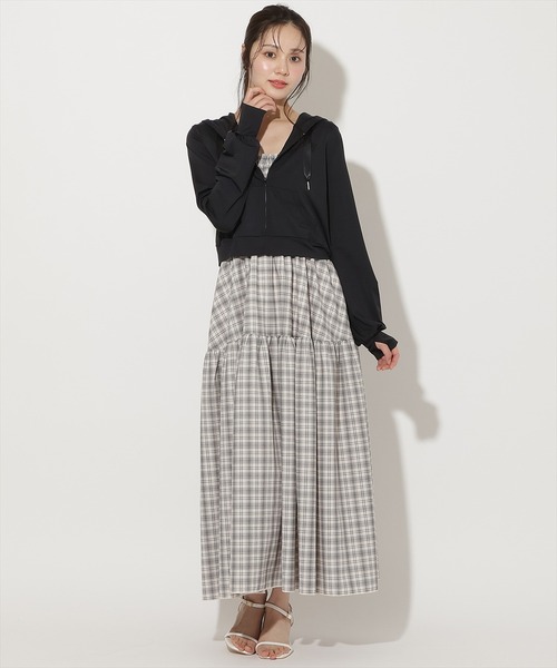 WILLSELECTION（ウィルセレクション）の「UVカット機能パーカー（パーカー・レディース・オフホワイト/ブラック/サックスブルー/ピンク・FREE）」の15枚目の写真