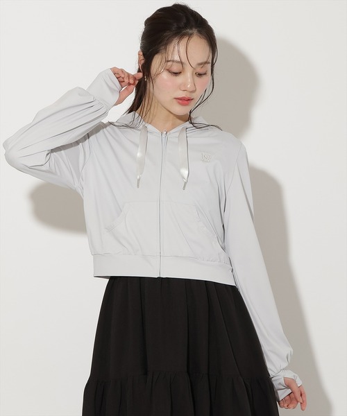 WILLSELECTION（ウィルセレクション）の「UVカット機能パーカー（パーカー・レディース・オフホワイト/ブラック/サックスブルー/ピンク・FREE）」の16枚目の写真