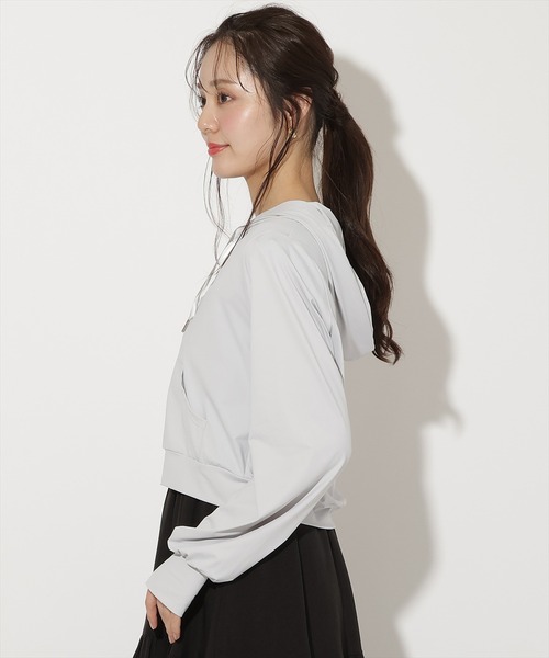 WILLSELECTION（ウィルセレクション）の「UVカット機能パーカー（パーカー・レディース・オフホワイト/ブラック/サックスブルー/ピンク・FREE）」の17枚目の写真