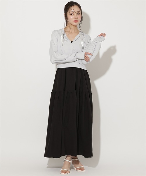 WILLSELECTION（ウィルセレクション）の「UVカット機能パーカー（パーカー・レディース・オフホワイト/ブラック/サックスブルー/ピンク・FREE）」の22枚目の写真