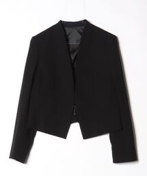 unknown / ノーカラージャケット シルク オーバーサイズ デザイン古着 ブランド古着】ノーカラージャケット（シルク）古着通販 - ZOZOUSED