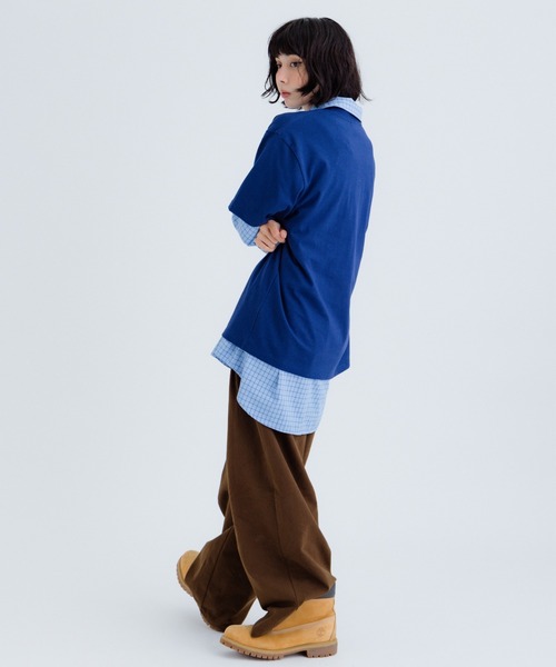 FLUKE HOLIC(フロックホリック)の「Puff logo print TEE(Tシャツ/カットソー・レディース・ブラウン/ホワイト/ネイビー・LARGE/MEDIUM/SMALL)」の20枚目の写真