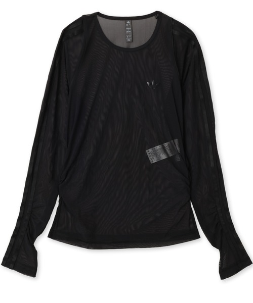 adidas(アディダス)の「adidas OG SP LONG SLEEVE SHIRT / アディダス OG SP ロングスリーブ シャツ(その他トップス・レディース・ブラック・M/S)」の1枚目の写真