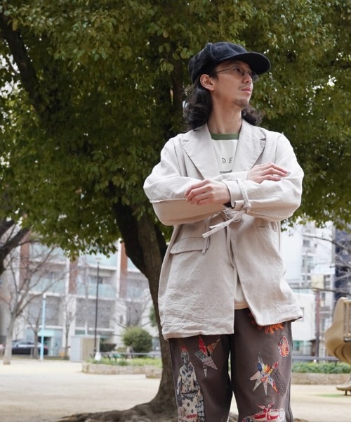 ohta(オータ)の「【ohta】 beige lapel jacket(テーラードジャケット・メンズ・ベージュ・1)」の9枚目の写真