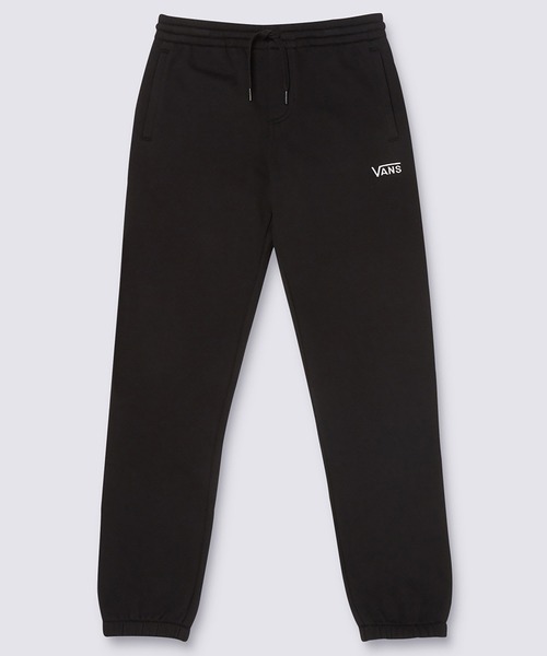 VANS(バンズ)の「キッズ コアベーシック フリースパンツ / CORE BASIC FLEECE PANT Black VN000655BLK1(その他パンツ・キッズ・ブラック・SMALL/MEDIUM/LARGE)」の1枚目の写真