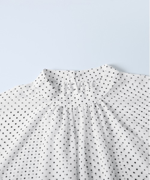 AMELY(エミリー)の「ドットシフォンブラウス(シャツ/ブラウス・レディース・ブラック/ホワイト・フリー)」の17枚目の写真