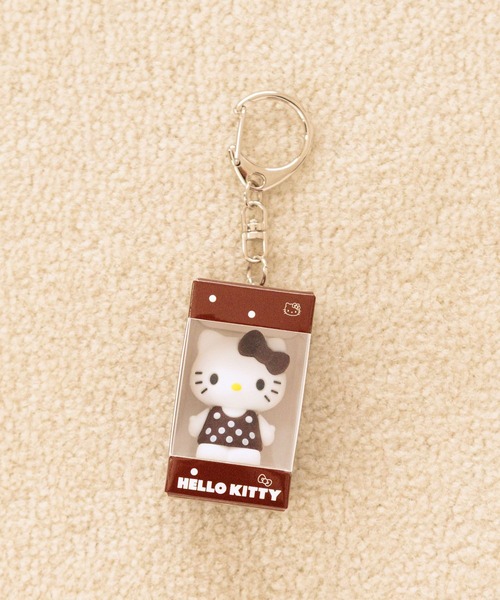 LOWRYS FARM(ローリーズファーム)の「【HELLO KITTY】DOTパケイリキーチャーム 759905 /GOODS(キーホルダー・レディース・ブラック/ブラウン/レッド・FREE)」の3枚目の写真